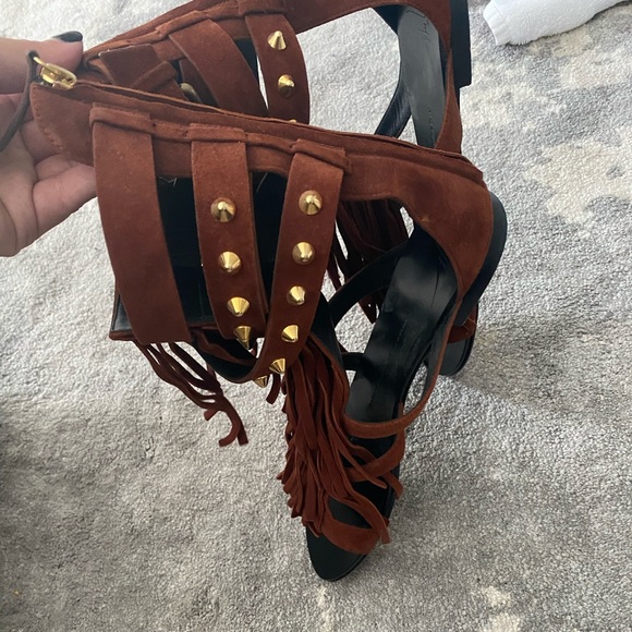 Giuseppe Zanotti Fringe Gladiator Sandals 38 - Picture 6 of 7
